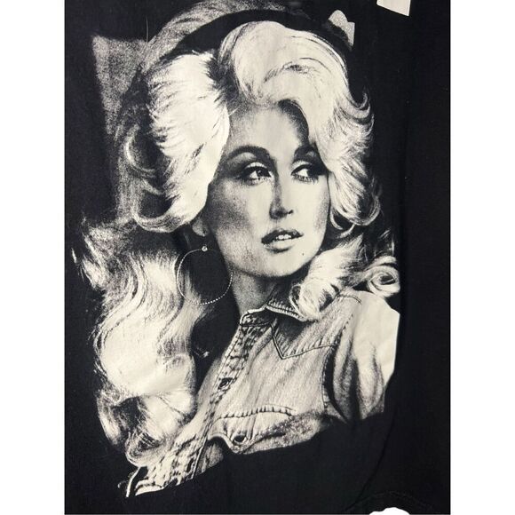 Dolly Parton Men’s Medium Portrait Graphic T-Shirt Black - Picture 4 of 6